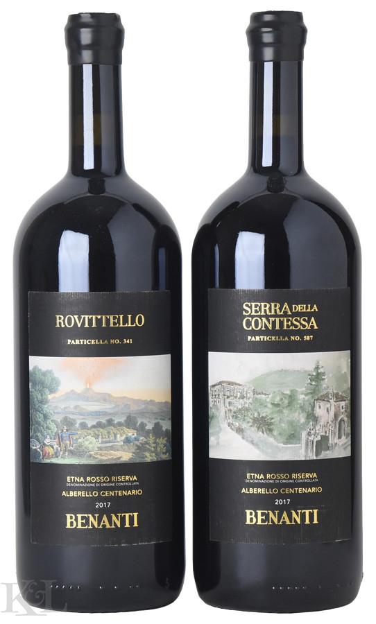 2017 Benanti "Rovittello" Etna Rosso (1.5L) & "Serra della Contessa" Etna Rosso (1.5L) Horizontal