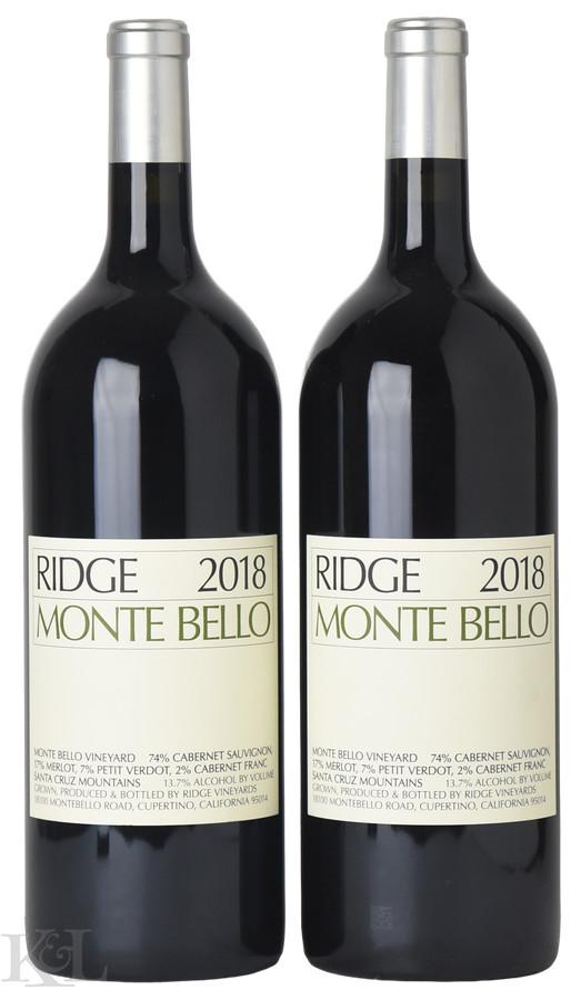2018 Ridge Vineyards "Monte Bello" Santa Cruz Mountains Cabernet Sauvignon (1.5L)