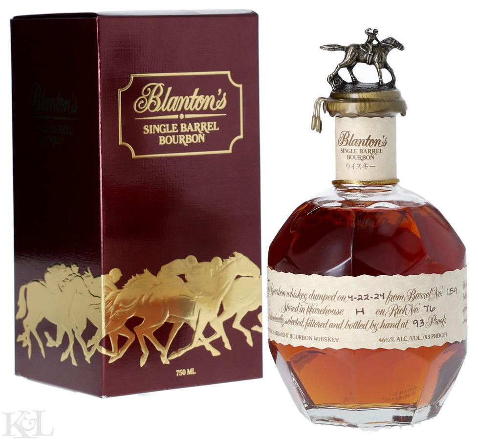 NV Blanton's Red "Takara" Single Barrel Kentucky Straight Bourbon (Letter S - Japanese Import)