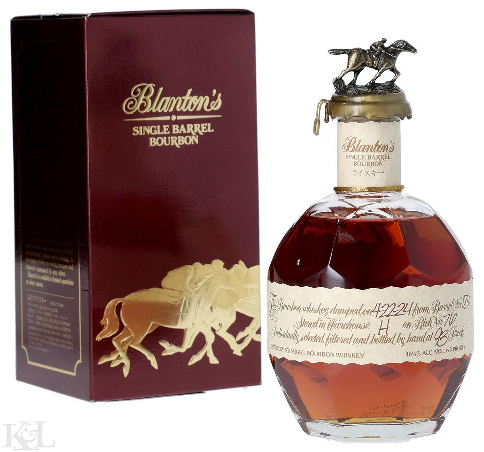 Blanton's Red "Takara" Single Barrel Kentucky Straight Bourbon (Letter T) (Japanese Import)