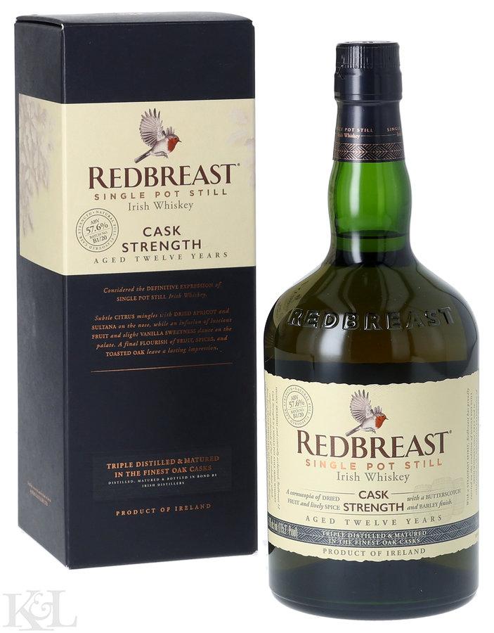 NV Redbreast 12 Year Old Cask Strength Single Pot Still Irish Whiskey