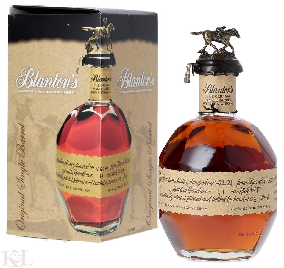 NV Blanton's Original Single Barrel Kentucky Straight Bourbon Whiskey (Letter N)