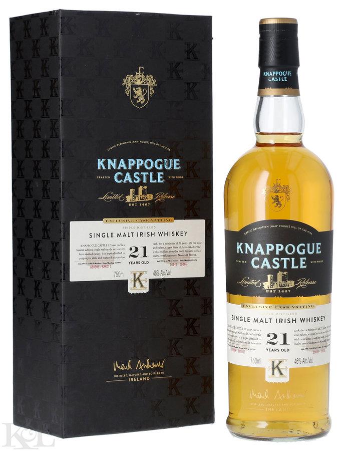 NV Knappogue Castle 21 Year Old Irish Single Malt Whiskey