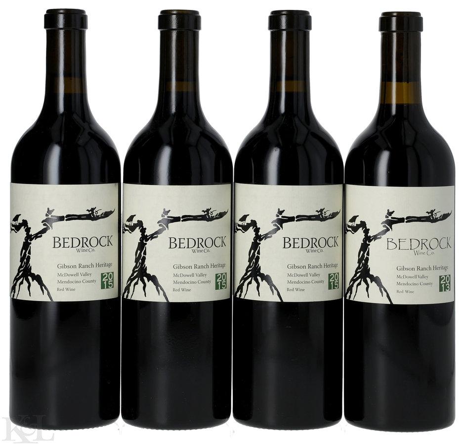 2013 & 2015 Bedrock Wine Company Red Blend & Syrah Tasting Lot
