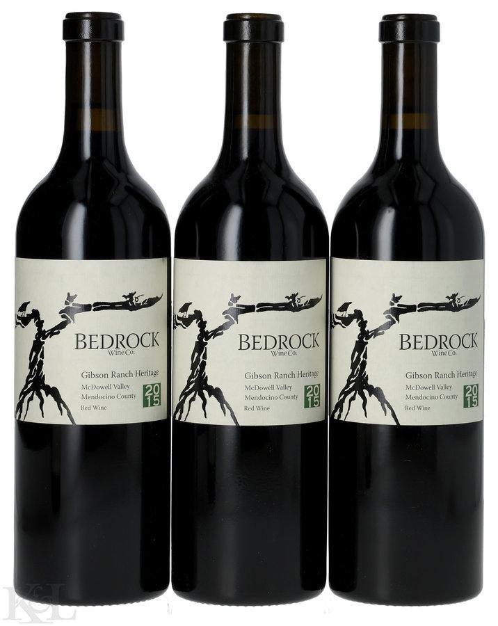 2015 Bedrock Wine Company "Gibson Ranch - Heritage Wine" McDowell Valley Syrah