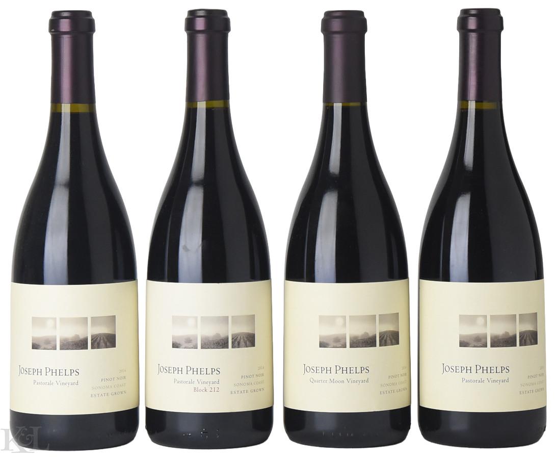 2014 Joseph Phelps Sonoma Coast Pinot Noir Horizontal Tasting Lot — "Pastorale Vineyard - Block 212," "Pastorale Vineyard" & "Quarter Moon Vineyard"