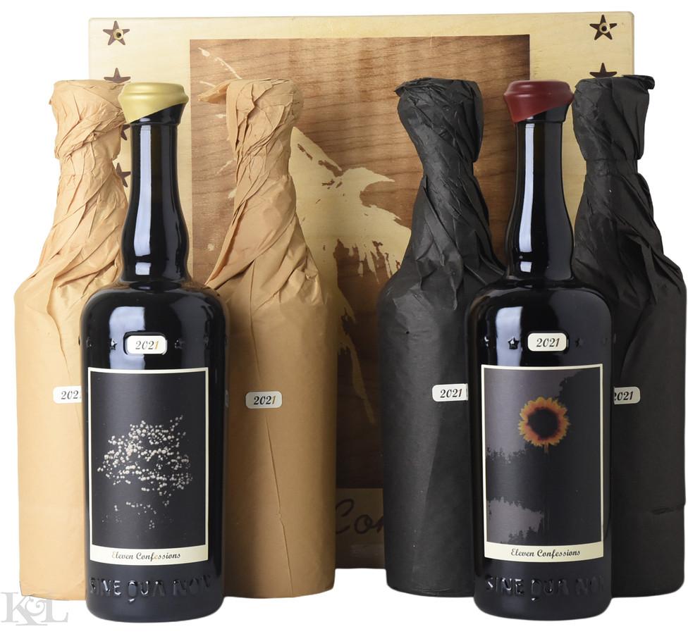2021 Sine Qua Non "Eleven Confessions Vineyard" Central Coast Grenache & "Eleven Confessions Vineyard" Central Coast Syrah Horizontal (OWC)