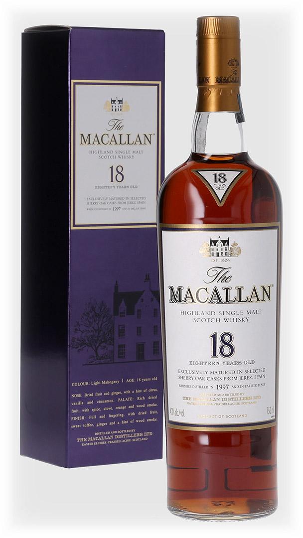 NV Macallan 18 Year Old "2015 Release" Highland Single Malt Scotch Whisky