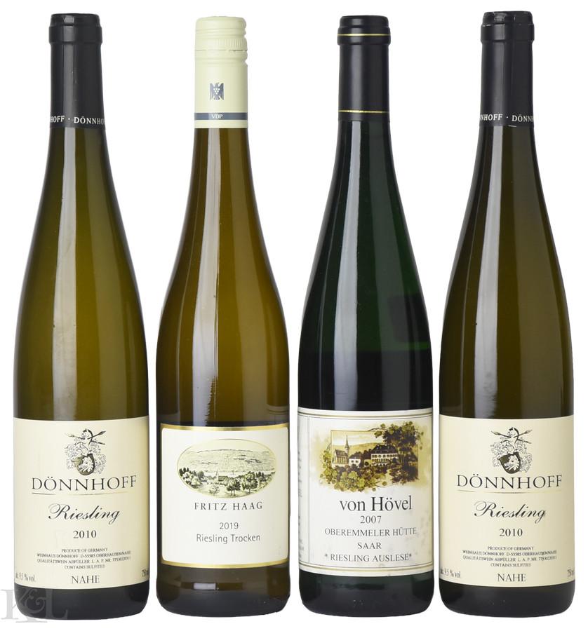 2007, 2010, 2019 Von Hövel Auslese, Dönnhoff Estate & Fritz Haag Trocken, German Riesling Trio – Tasting Lot