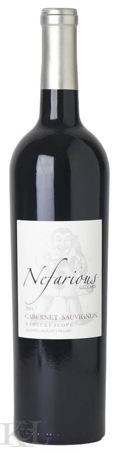 2011 Nefarious Cellars "Wahluke Slope" Cabernet Sauvignon