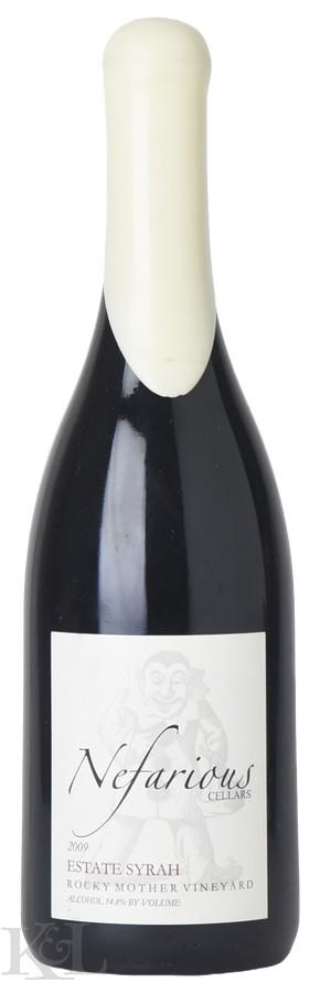 2009 Nefarious Cellars Estate Rocky Mother Vineyard Syrah
