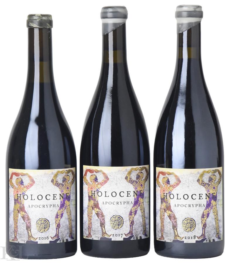 2016-2018 Holocene "Apocrypha" Willamette Valley Pinot Noir Vertical