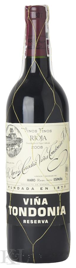 2008 López de Heredia "Viña Tondonia" Reserva Rioja