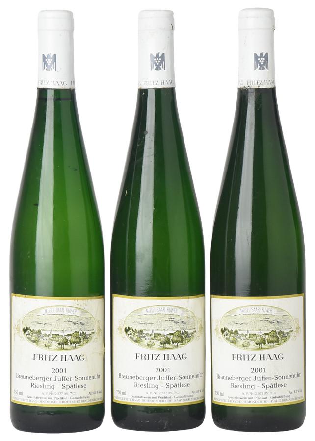2001 Fritz Haag Brauneberger Juffer-Sonnenuhr Riesling Spätlese