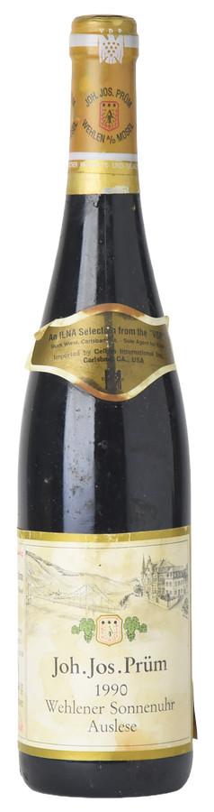 1990 Joh. Jos. Prüm Wehlener Sonnenuhr Riesling Auslese Goldkapsel Mosel