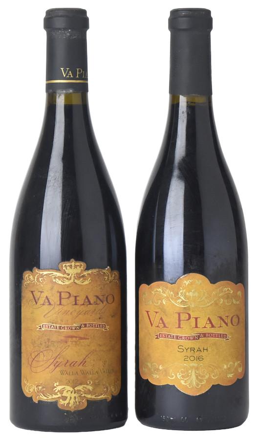 2012 & 2016 Va Piano "Estate" Walla Walla Valley Syrah