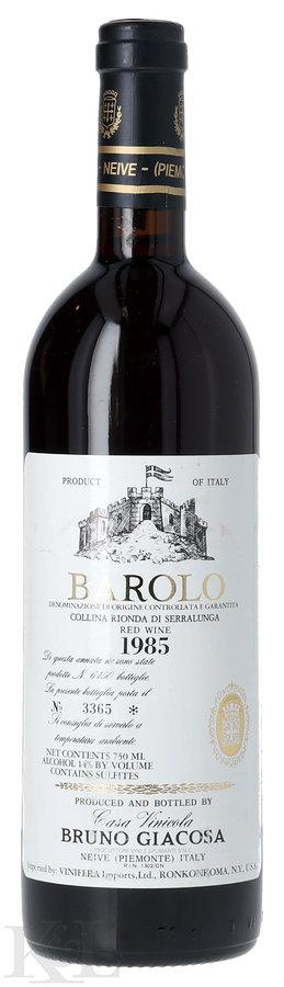 1985 Bruno Giacosa "Collina Rionda di Serralunga" Barolo