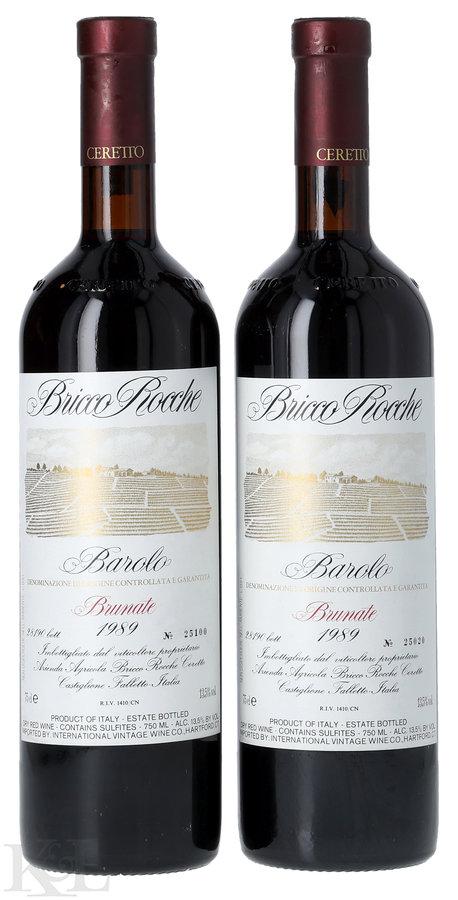 1989 Ceretto Bricco Rocche "Brunate" Barolo