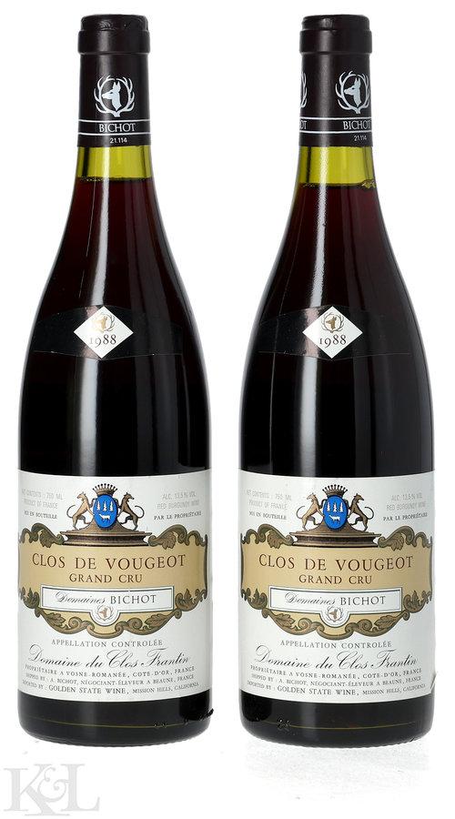 1988 Domaine Clos Frantin (Bichot) Clos de Vougeot Grand Cru
