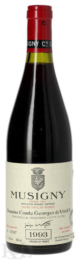 1993 Domaine Comte de Vogüé Musigny Grand Cru Vieilles Vignes