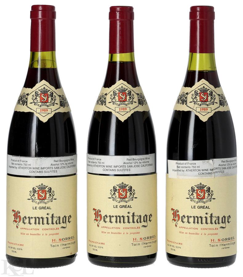 1989 Domaine Henri Sorrel "Le Gréal" Hermitage