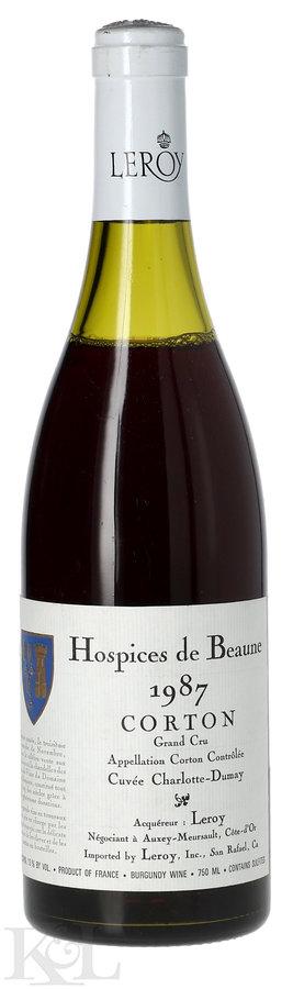 1987 Hospices de Beaune (Leroy) Corton Grand Cru "Cuvée Charlotte-Dumay"