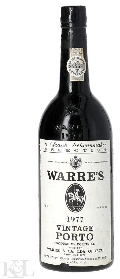 1977 Warre's Vintage Port