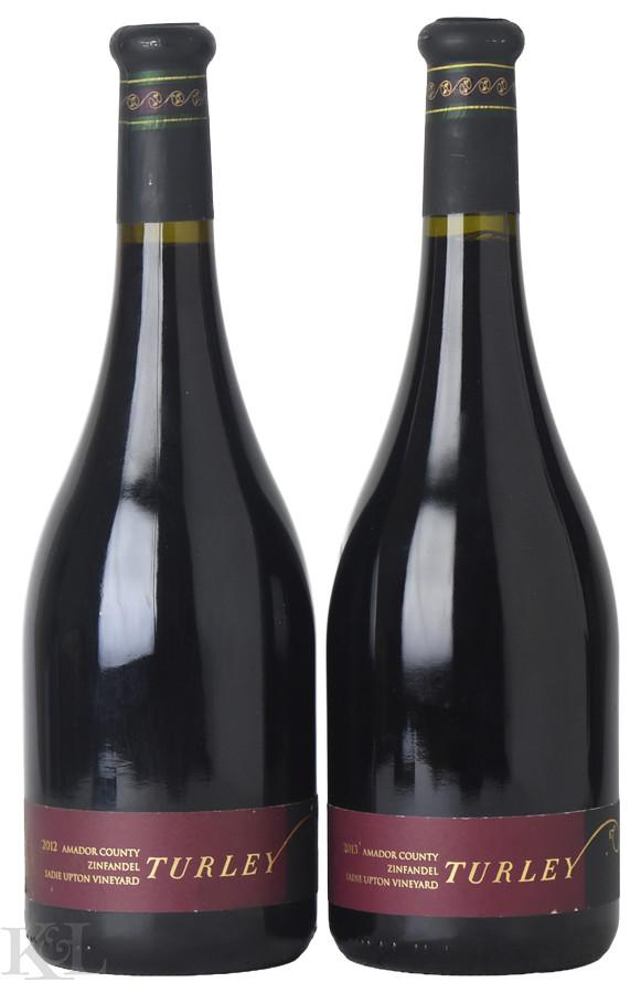 2012-2013 Turley "Sadie Upton" Amador County Zinfandel Vertical