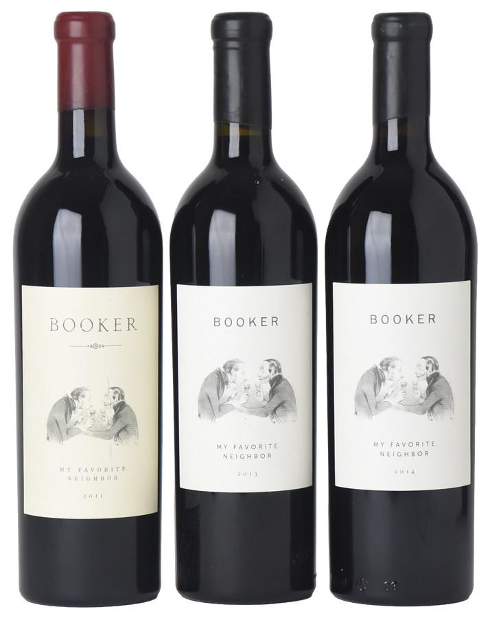 2011, 2013, 2014 Booker "My Favorite Neighbor" Paso Robles Red Blend