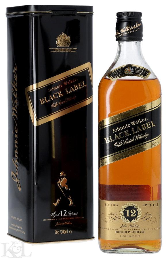 NV Johnnie Walker "Black Label" Blended Scotch Whisky - (1990s - 700ml)