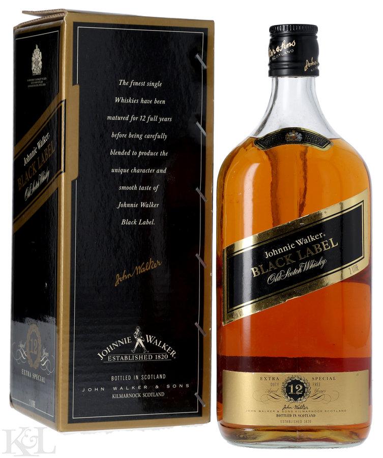 NV Johnnie Walker "Black Label" Blended Scotch Whisky (Bangkok Airport - Duty Free - 2 Liter)