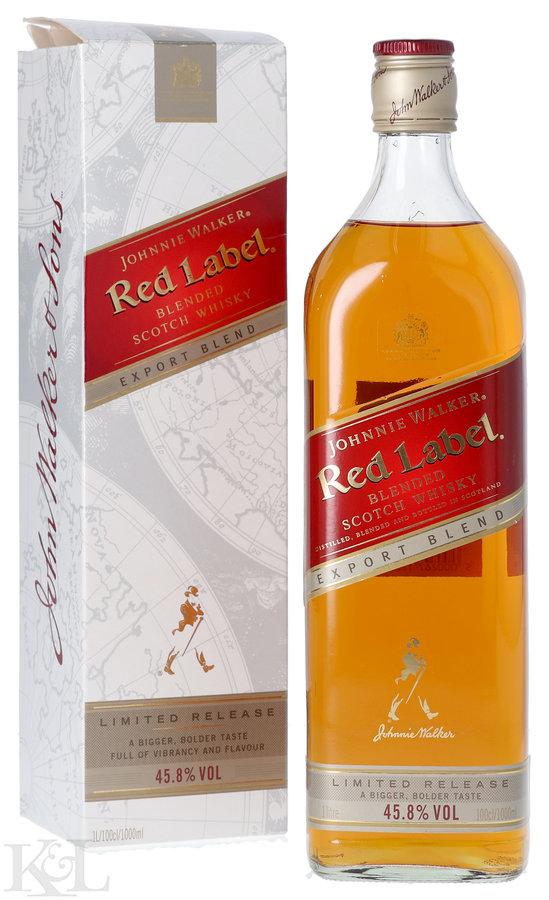 NV Johnnie Walker "Red Label - Export Blend"  Blended Scotch Whisky (1L)
