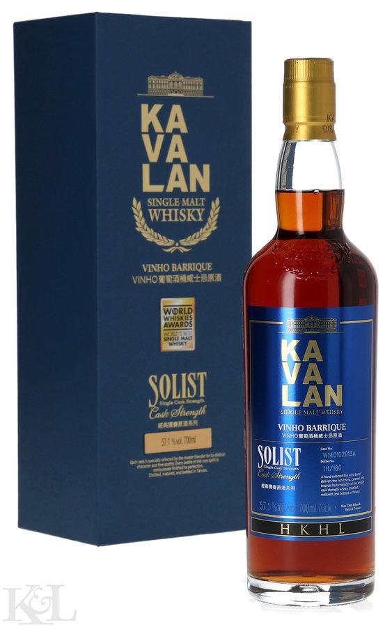 NV Kavalan "Solist: Vinho Barrique" Cask Strength Taiwanese Single Malt Whisky