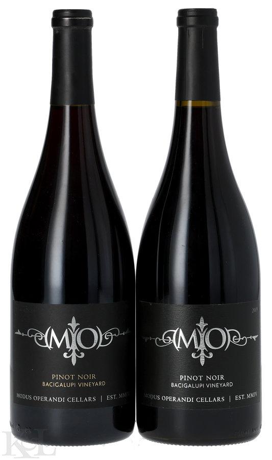 2019-2020 Modus Operandi "Bacigalupi Vineyard" Pinot Noir Vertical