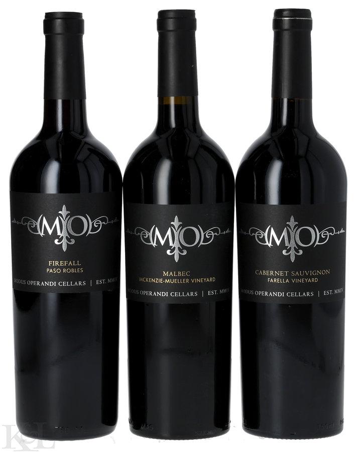 2019, 2020, 2021 Modus Operandi Cabernet Sauvignon,  Rhone Blend & Malbec Tasting Lot