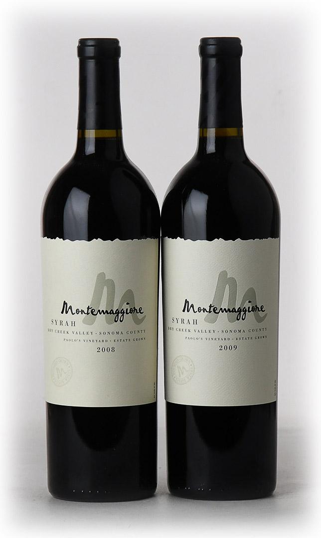 2008-2009 Montemaggiore "Paolo's Vineyard" Dry Creek Valley Syrah Vertical