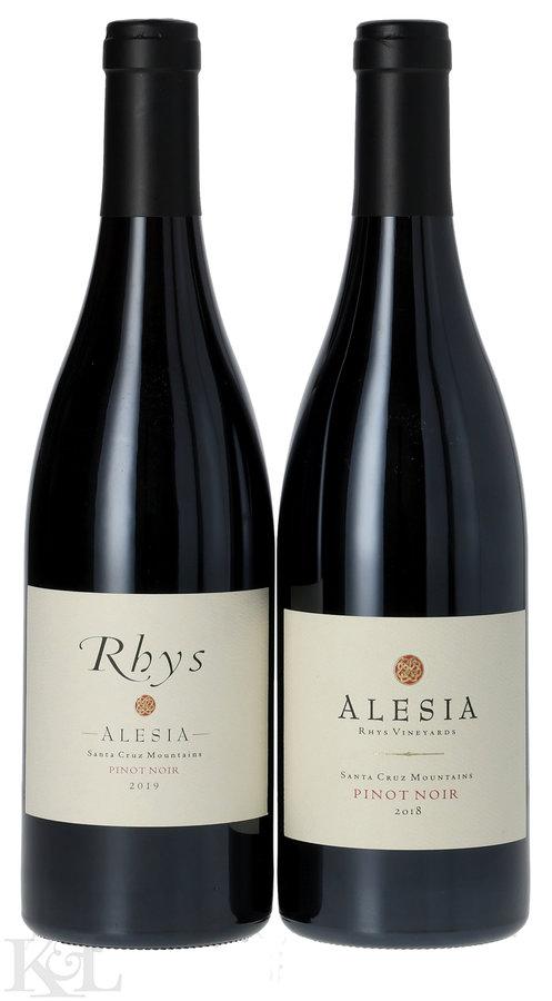 2018-2019 Rhys "Alesia" Santa Cruz Mountains Pinot Noir Vertical