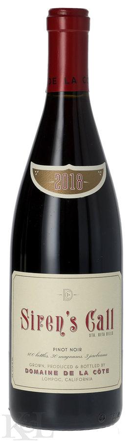 2018 Domaine de la Côte "Siren's Call" Sta. Rita Hills Pinot Noir