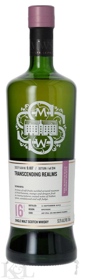 2003 Glen Grant 16 Year Old "SMWS 9.187 - Transcending Realms" Cask Strength Single Cask Speyside Single Malt Scotch Whisky