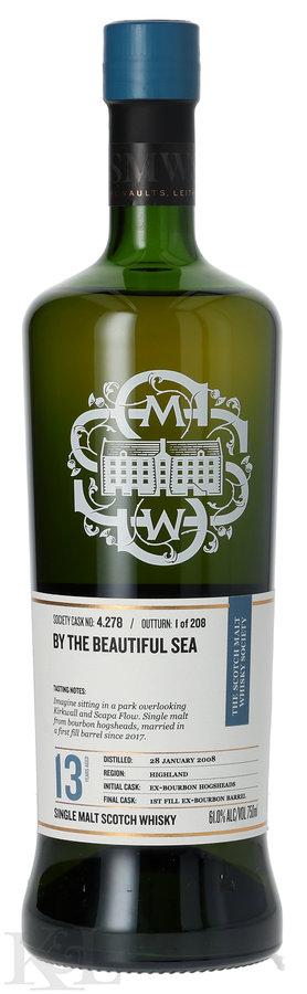 NV Highland Park 13 Year Old "SMWS 4.278 - By The Beautiful Sea" Cask Strength Single Cask Isle of Orkney Single Malt Scotch Whisky