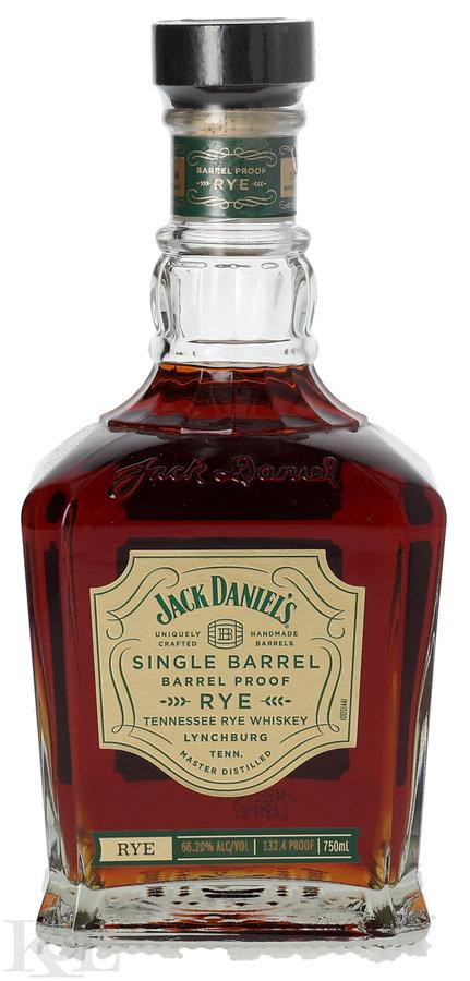 Jack Daniel's "Single Barrel Barrel Proof" K&L Exclusive #24-24605 Barrel House 01-09 Cask Strength Tennessee Rye Whiskey (750ml)