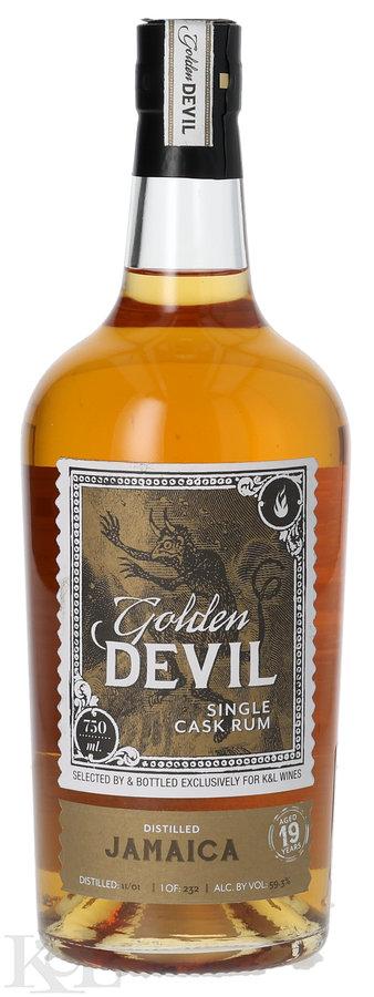 2001 Jamaica's Top Pots (Hampden) 19 Year Old  "Golden Devil" Single Barrel Jamaican Rum (750ml)