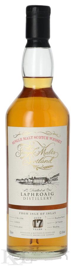 1998 Laphroaig 17 Year Old "The Single Malts of Scotland" Single Barrel Islay Single Malt Scotch Whisky (700ml)