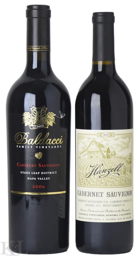 2006 & 2016 Baldacci "Black Label" & Hanzell — Cabernet Sauvignon Tasting Lot