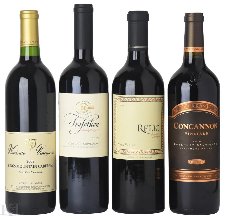Assorted Woodside, Relic, Trefethen & Concannon — California Cabernet Sauvignon Tasting Lot