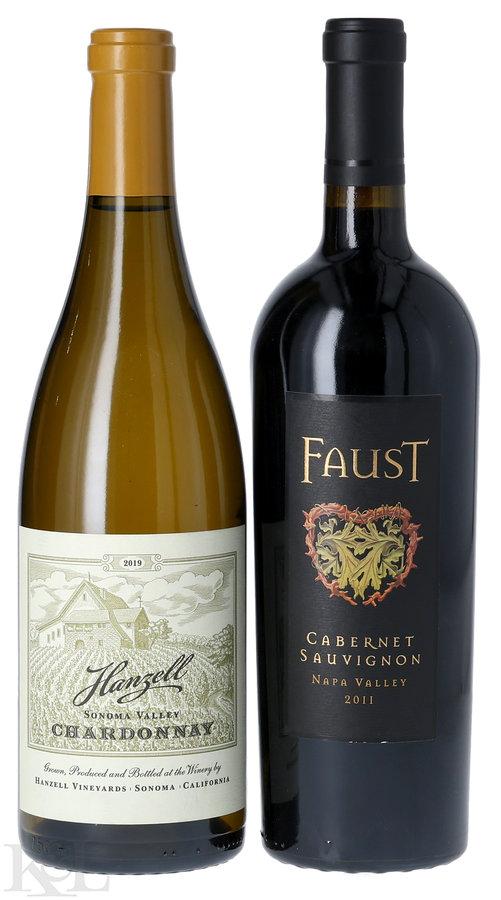 2011 & 2019 Faust Napa Valley Cabernet Sauvignon & Hanzell "Estate" Sonoma Valley Chardonnay Tasting Lot