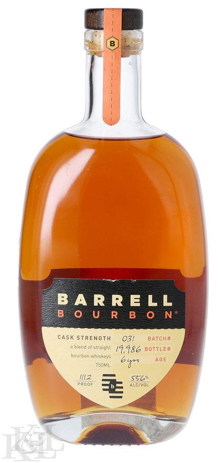 NV Barrell Craft Spirits "Batch #31" Cask Strength Straight Bourbon Whiskey