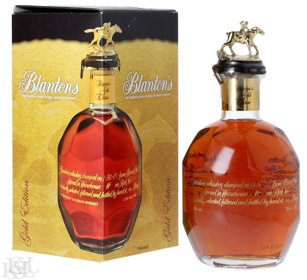 NV Blanton's "Gold" Single Barrel Kentucky Straight Bourbon Whiskey (Letter S - 700ml)
