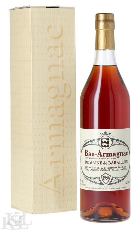 1980 Domaine de Baraillon 41 Year Old Bas-Armagnac (750ml)