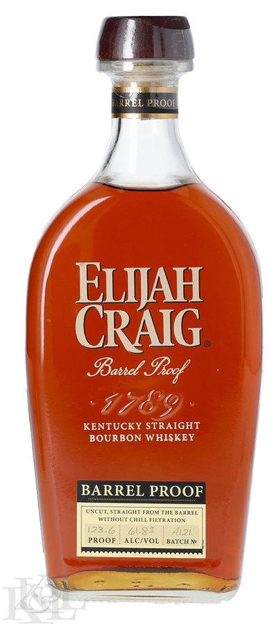 2021 Elijah Craig 12 Year Old Barrel Proof "Batch A121" 123.6 Proof Kentucky Straight Bourbon Whiskey